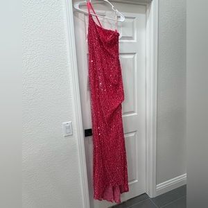 Pink Sequin Formal dress